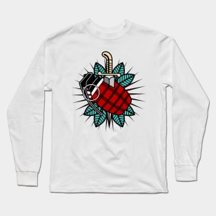 Grenade Tattoo Long Sleeve T-Shirt